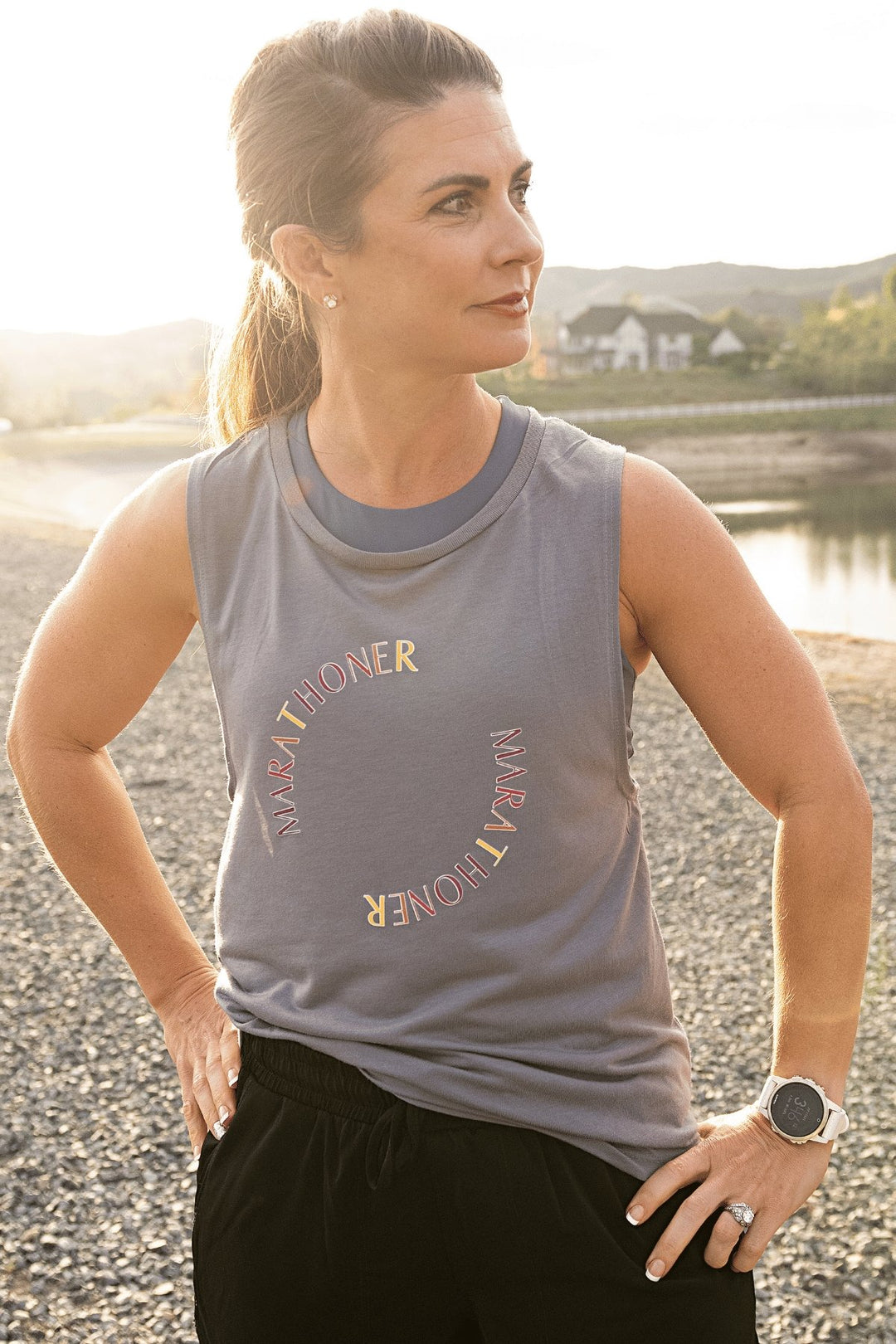 Marathoner Muscle Tank - Koala Clip
