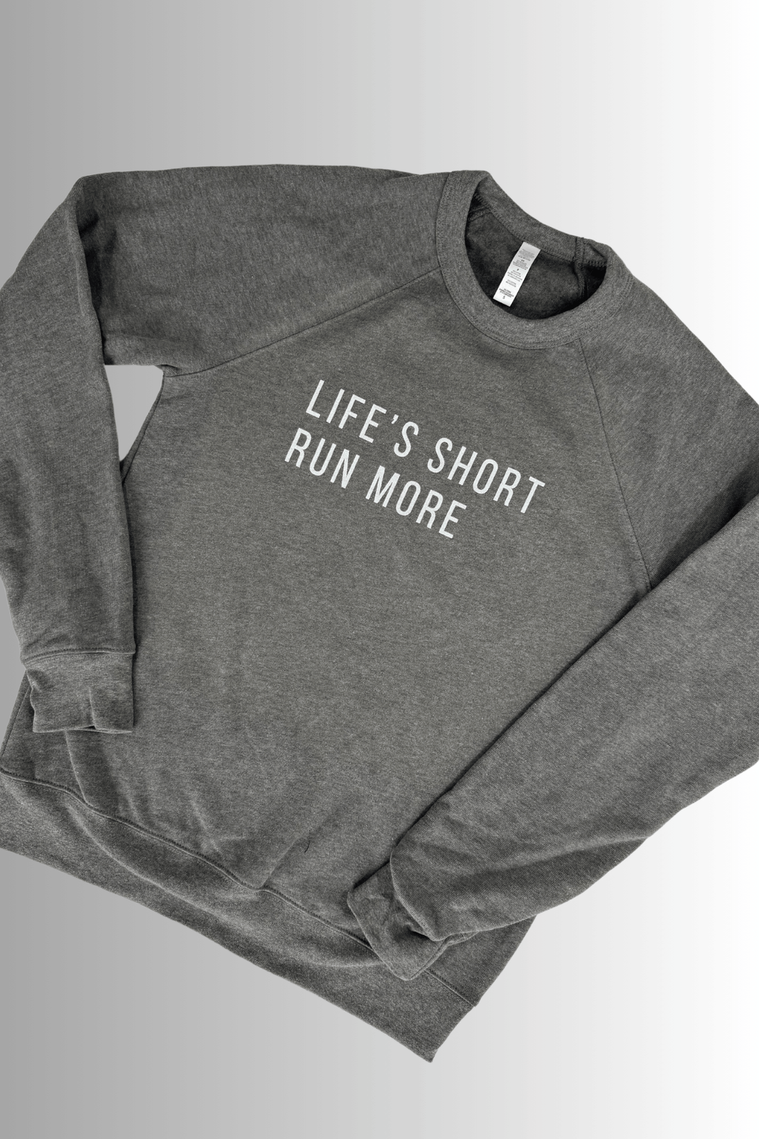 Lifes Short Run More (crewneck) - Koala Clip