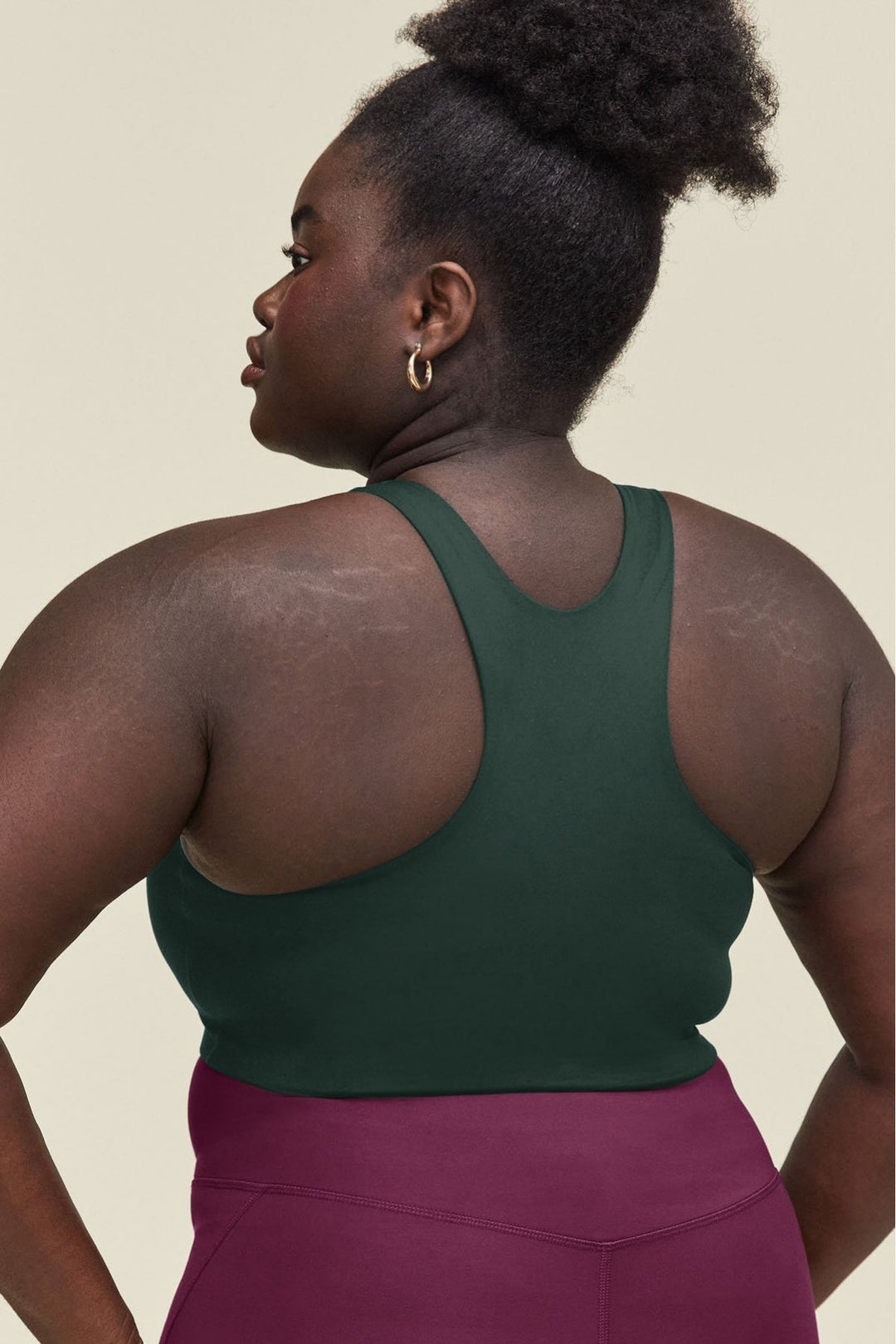 A High-Neck Sports Bra: Girlfriend Collective Compressive Rib Dylan Bra, Girlfriend Collective Has a New Fabric, and Compressive Rib Will Be Our  Fall Staple