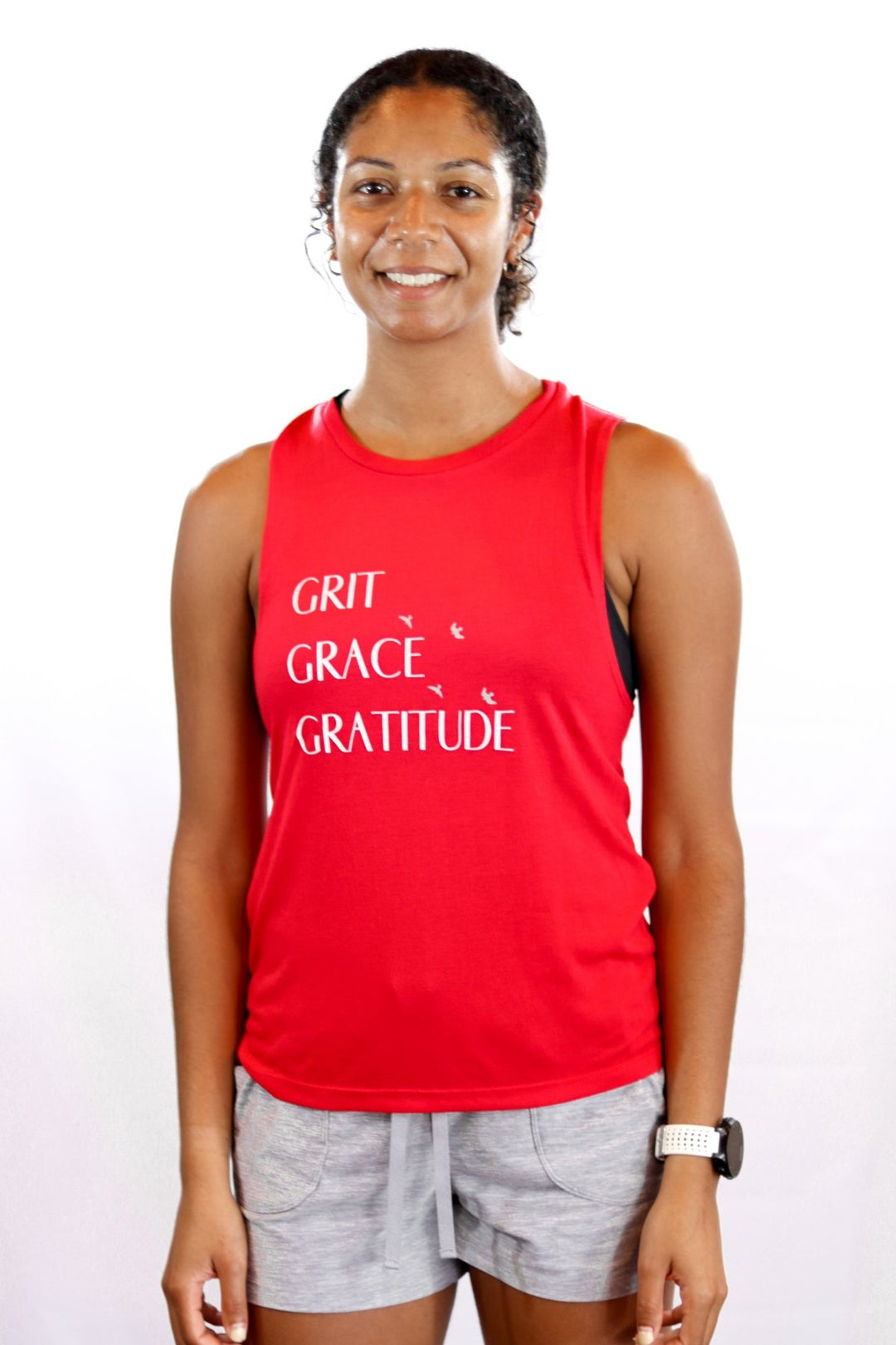 Grit Grace Gratitude Muscle Tank - Koala Clip