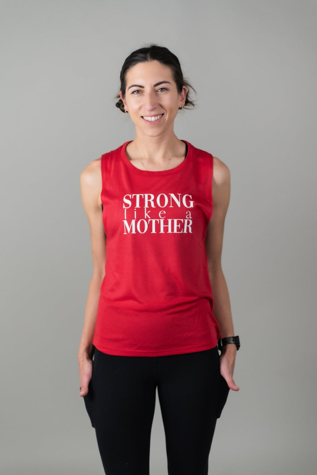 Strong Like a Mother Muscle Tank – Koala Clip - Main Image