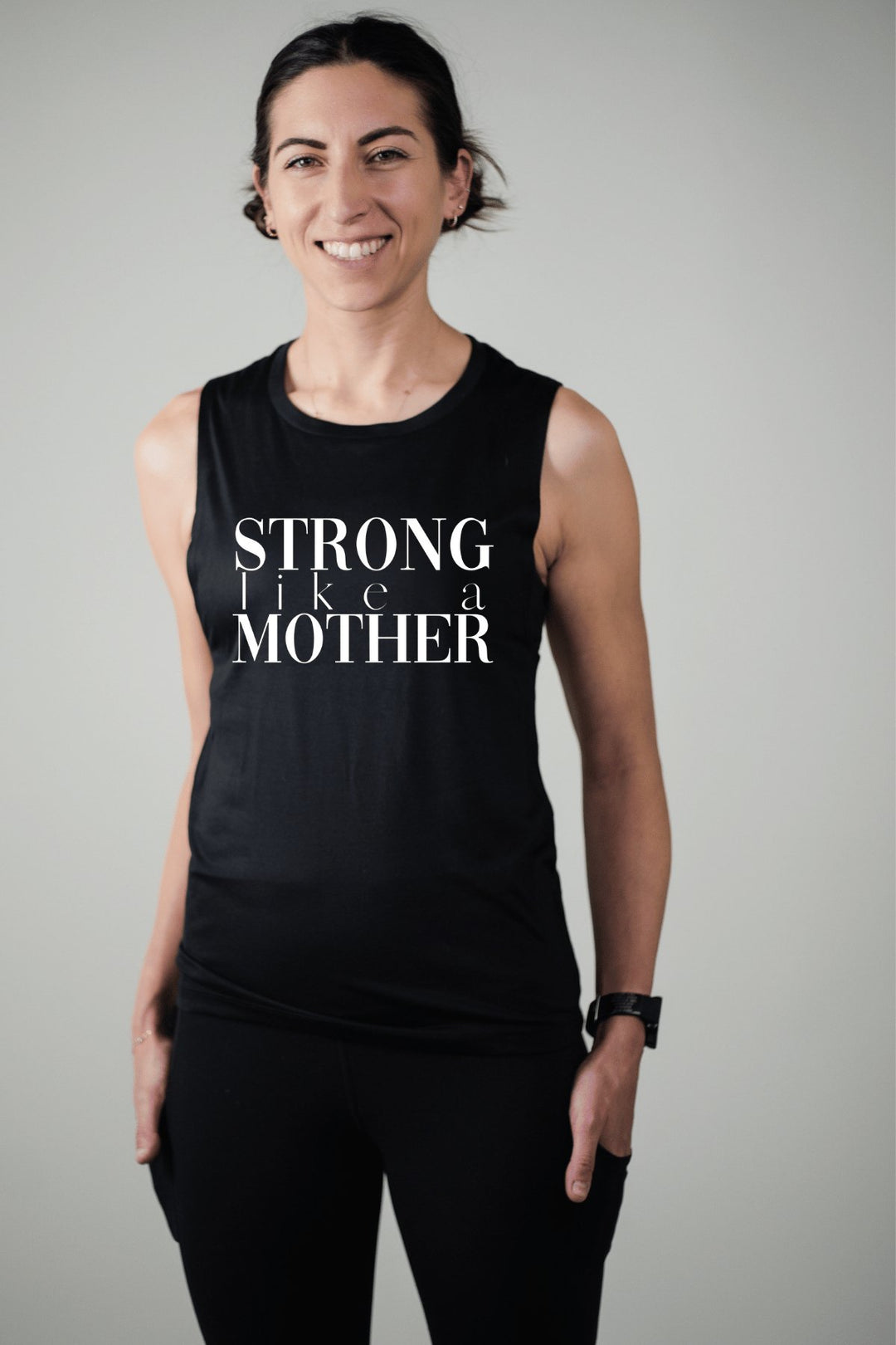 Strong Like a Mother Muscle Tank – Koala Clip