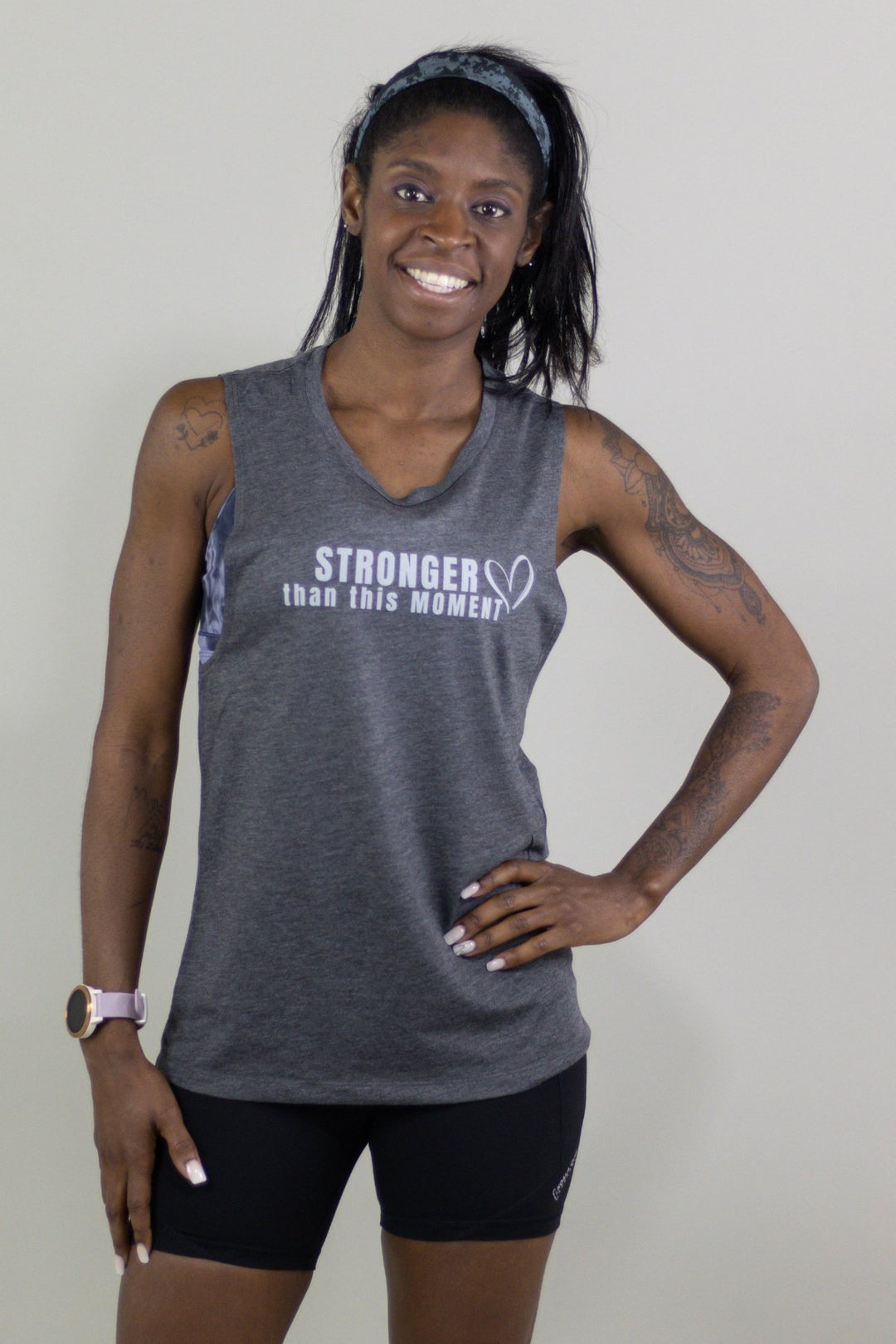 Stronger Than This Moment Muscle Tank - Koala Clip